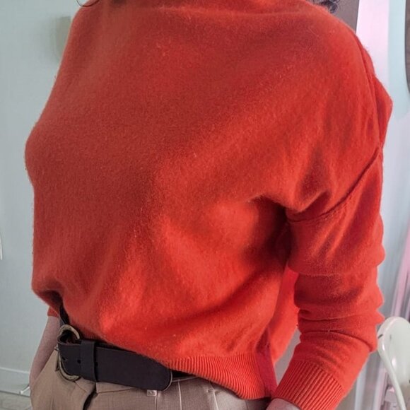 Antropologies cashmere sweater XS orange/red - Picture 3 of 4